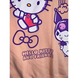 Sanrio Hello Kitty and Friends Sweatshirt XXL Peach Hybrid Apparel Pullover